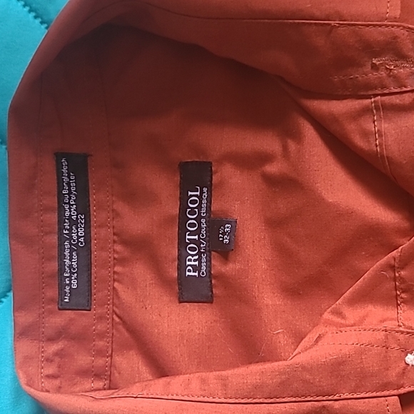 💥3/25.00 Men's Protocol Long sleeved Button up shirt - Picture 2 of 3